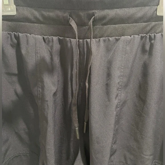 SPYDER WOMEN’s Active Capri Lightweight Pants Drawstring Pockets Size L Black - Picture 5 of 14